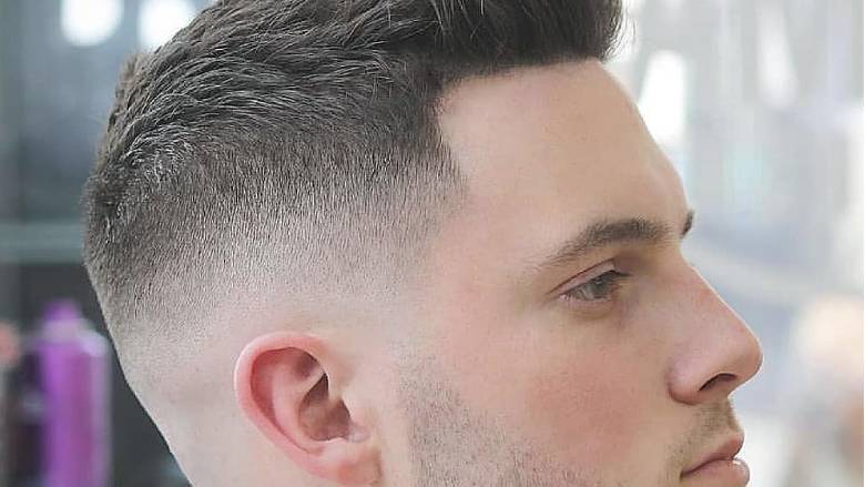 مدل موی کروکات (Crew Cut) انتخابی مناسب برای صورت های لاغر و کشیده